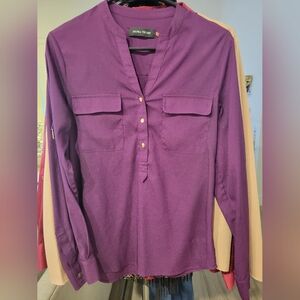 Ivanka Trump Purple Button Down Shirt